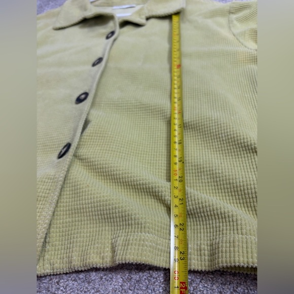 Bryn Walker Cotton Corduroy Waffle Shirt Jacket Size Small Button Up Shacket - Picture 2 of 9